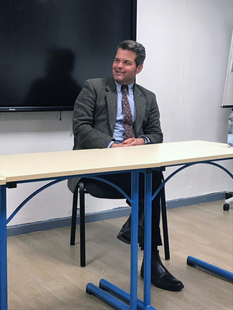 Conférence autour du Dr Michael J. Williams, directeur du programme de relations internationales de la New York University