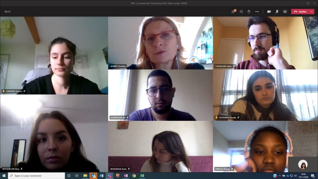 IRIS SUP' en visioconférence pour la 10e journée des partenaires de Grenoble Ecole de Management !