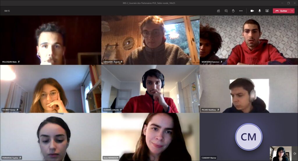 IRIS SUP' en visioconférence pour la 10e journée des partenaires de Grenoble Ecole de Management !