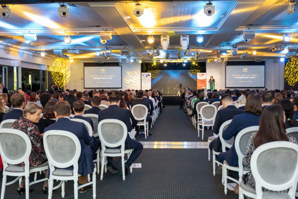 Remise des diplômes des promotions 2022 d'IRIS Sup' et gala