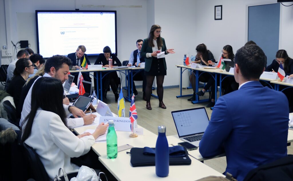 Exercice de simulation internationale pour les étudiants en Défense, sécurité et gestion de crise