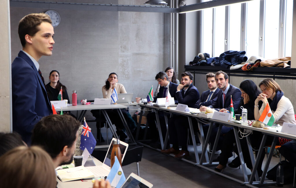 Exercice de simulation de négociation internationale pour les GéoPro