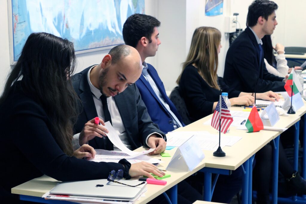 Exercice de simulation internationale pour les étudiants en Défense, sécurité et gestion de crise