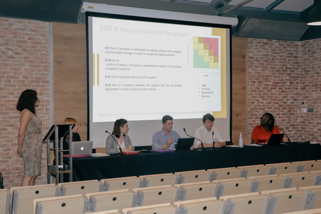 Les étudiants GéoÉco présentent leurs projets consultant junior au jury final