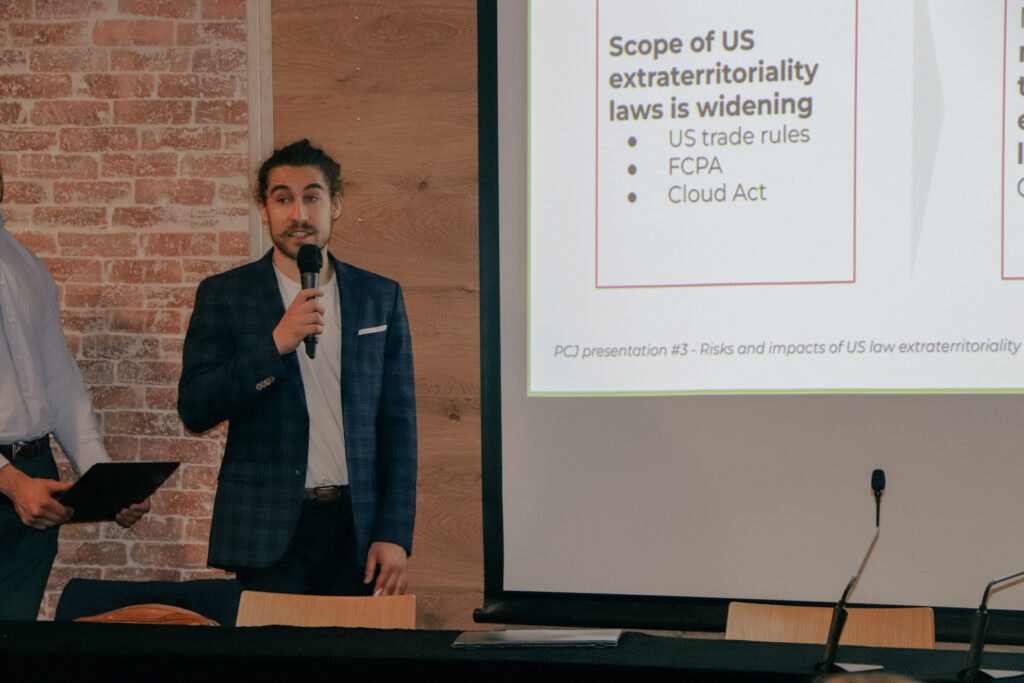 Les étudiants GéoÉco présentent leurs projets consultant junior au jury final