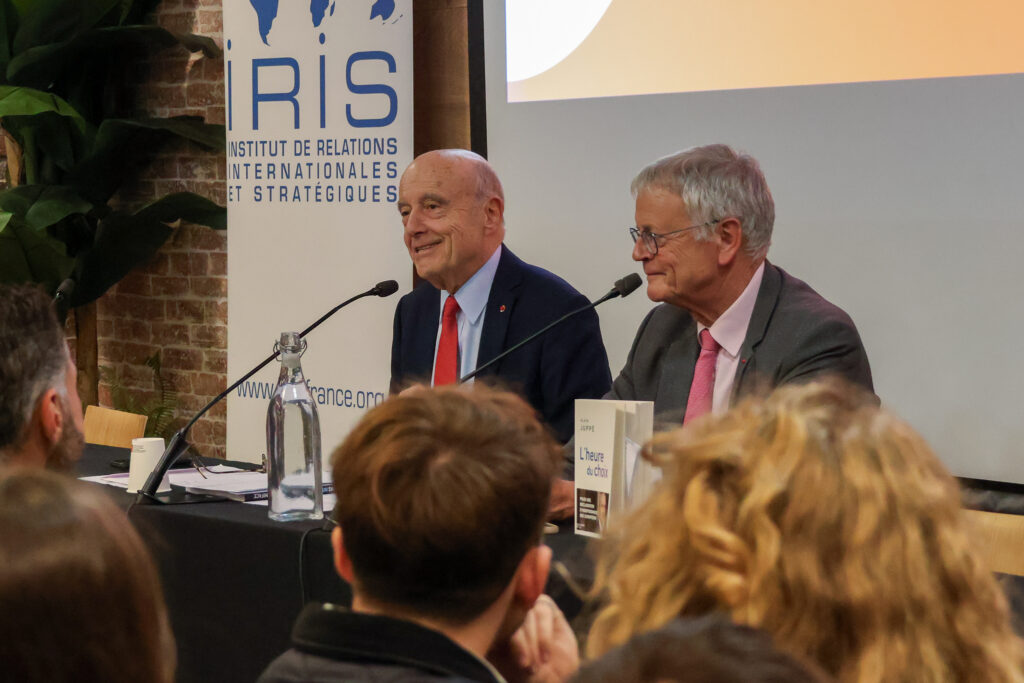 Alain Juppé à IRIS Sup’ : l’espérance comme boussole dans un monde en recomposition