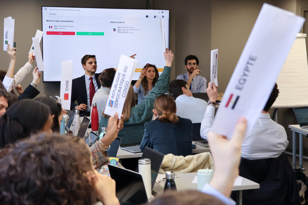 Simulation ONU 2026 : les premières année dans la peau de diplomates