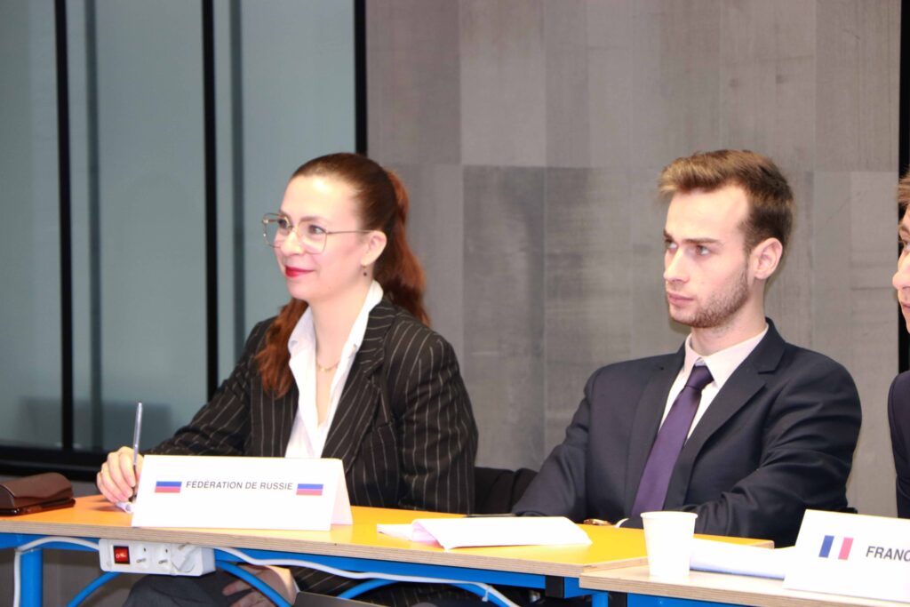 Exercice de simulation de négociation internationale pour les étudiantes et étudiants de 1re année