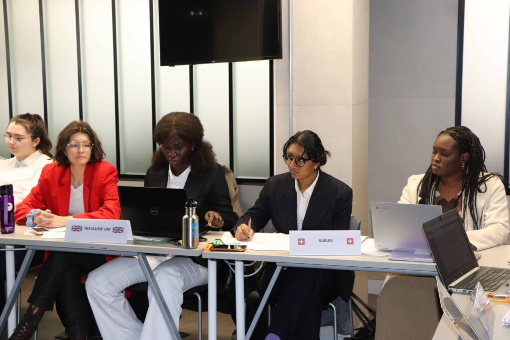 Exercice de simulation de négociation internationale pour les étudiantes et étudiants de 1re année