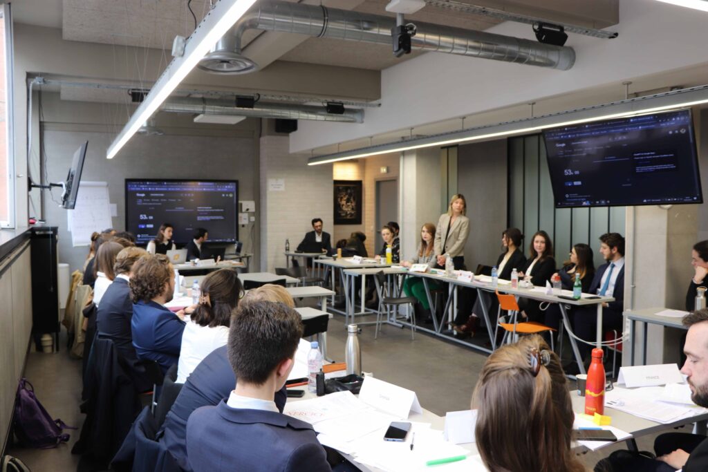 Exercice de simulation de négociation internationale pour les étudiantes et étudiants de 1re année