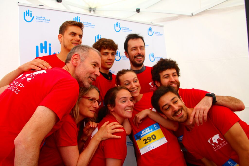 IRIS Sup' participe pour la deuxième année consécutive à la course Handicap International !