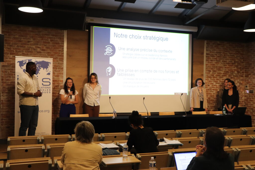 Les Manager de programmes internationaux ont présenté leurs proposals devant un jury de professionnels