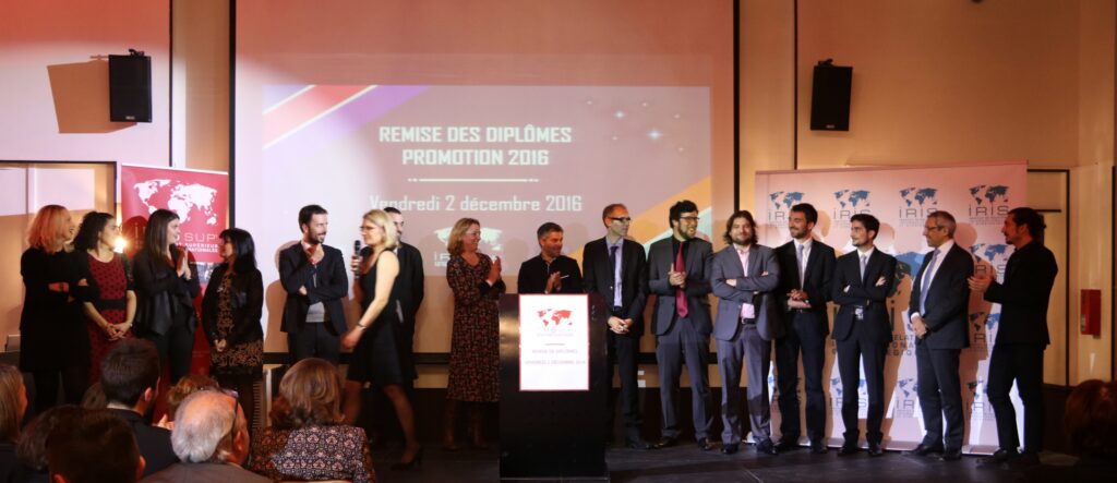 Félicitations aux nouveaux diplômés d'IRIS Sup' 2016 !