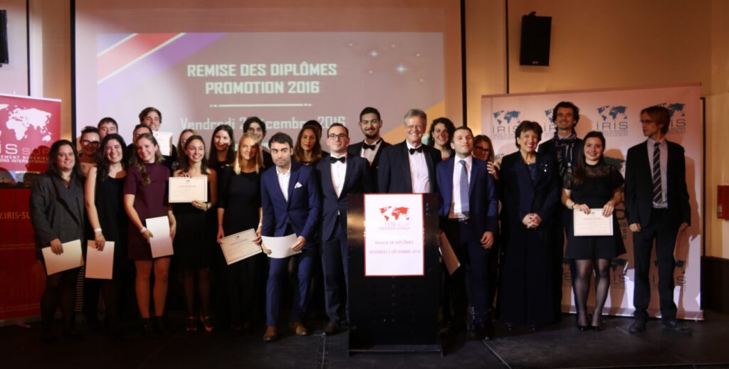 Félicitations aux nouveaux diplômés d'IRIS Sup' 2016 !