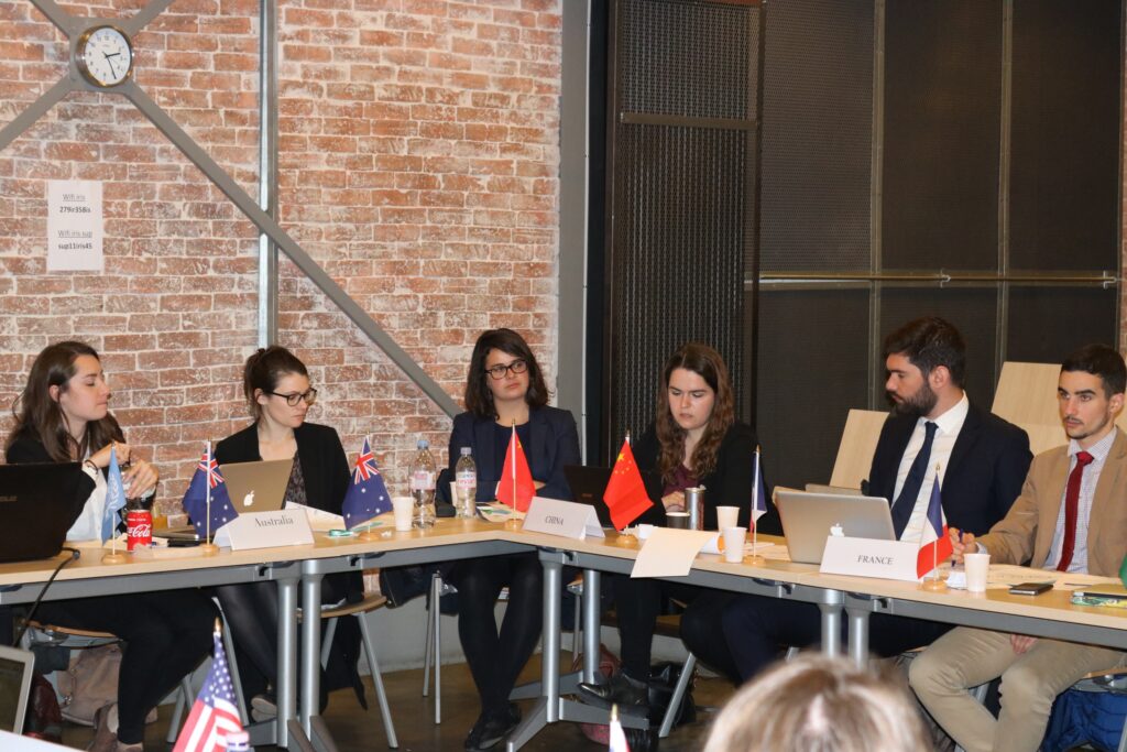 Exercice de simulation de négociation internationale des GéoPro