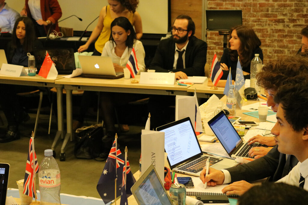 Exercice de simulation de négociation internationale des RI1