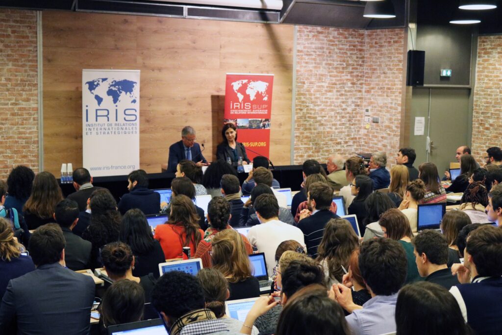 Conférence de Mme l'Ambassadrice d'Israël en France, Aliza Bin-Noun, devant les étudiants d'IRIS Sup'