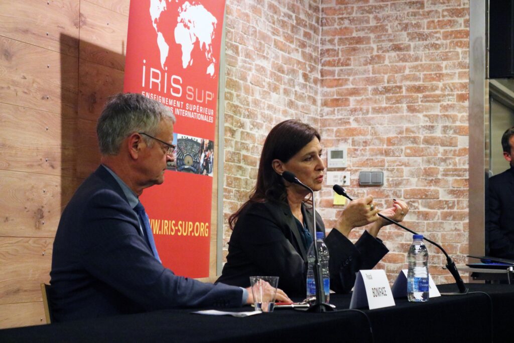 Conférence de Mme l'Ambassadrice d'Israël en France, Aliza Bin-Noun, devant les étudiants d'IRIS Sup'