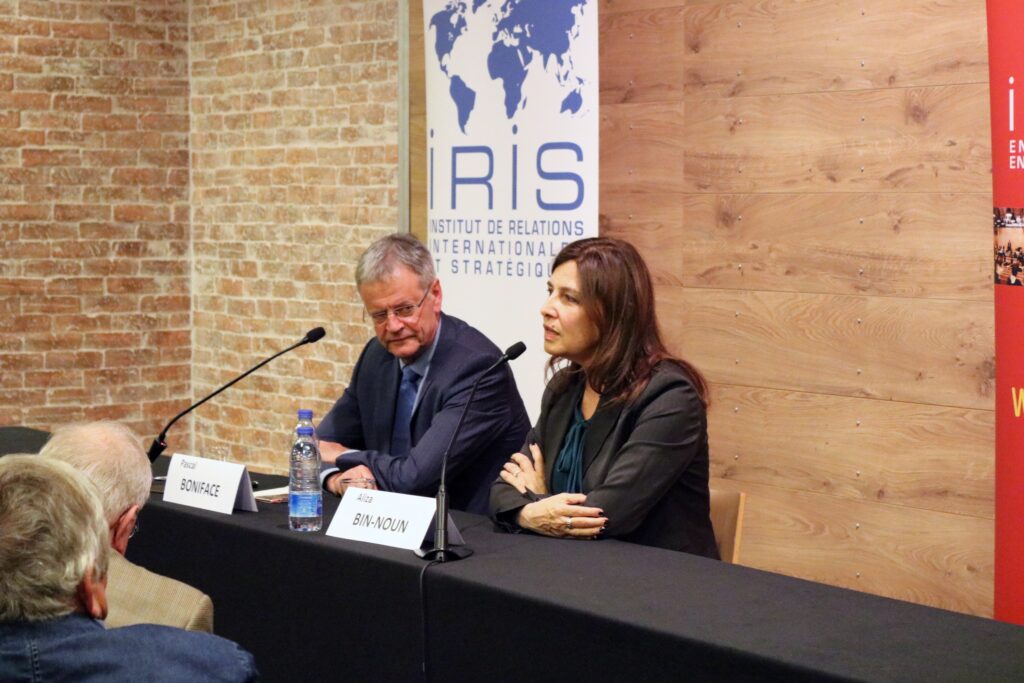 Conférence de Mme l'Ambassadrice d'Israël en France, Aliza Bin-Noun, devant les étudiants d'IRIS Sup'