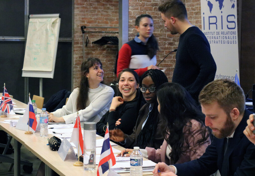 Exercice de simulation de négociation internationale pour les étudiants de 1e année
