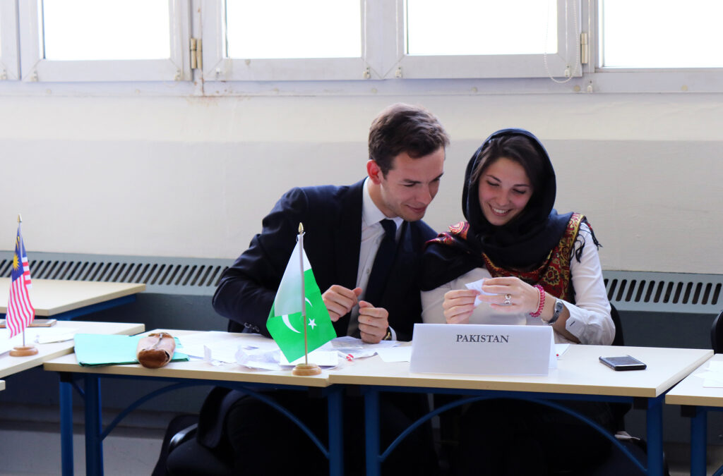 Exercice de simulation de négociation internationale pour les étudiants de 1e année